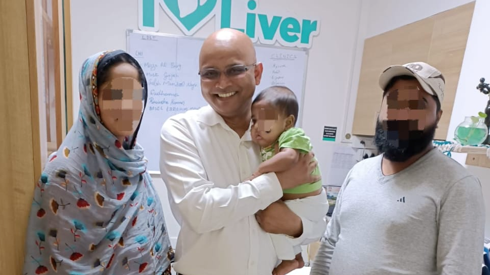 performing a liver transplant on this three-month-old baby was a deeply gratifying moment in my career
performing a liver transplant on this three-month-old baby was a deeply gratifying moment in my career